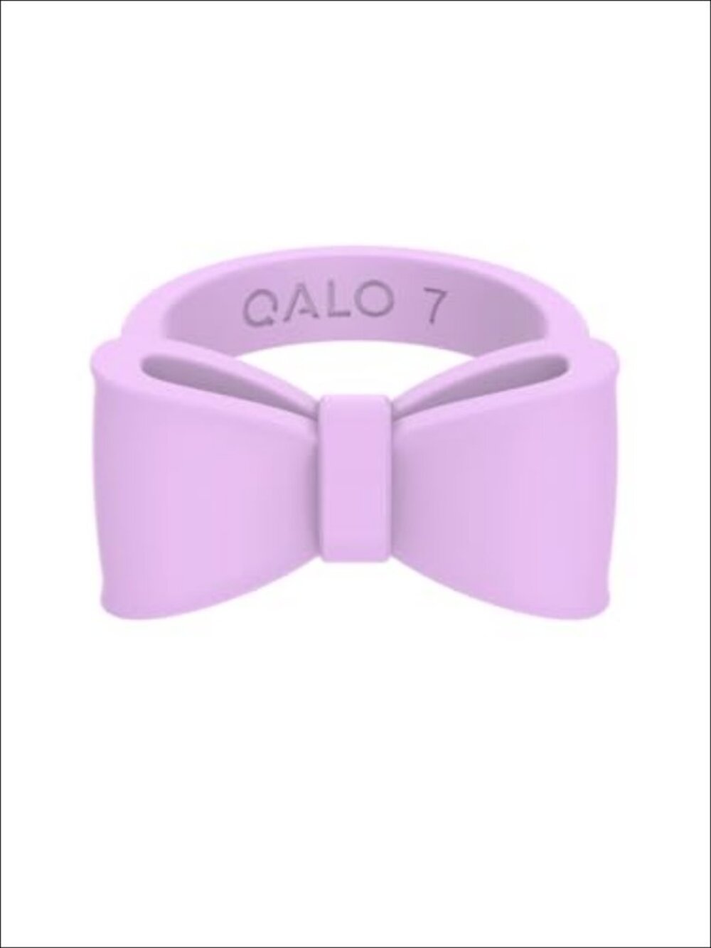 Silicone Wedding Band Ring Bow Statement for Active Women